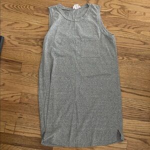 Pink Lily Heather Gray Sleeveless Midi Dress